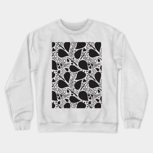 Leaf Doodle Seamless Surface Pattern Design Crewneck Sweatshirt